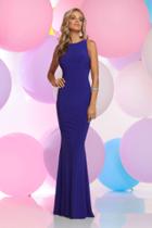 Zoey Grey - Bead Embellished High Neck Sheath Dress 31001