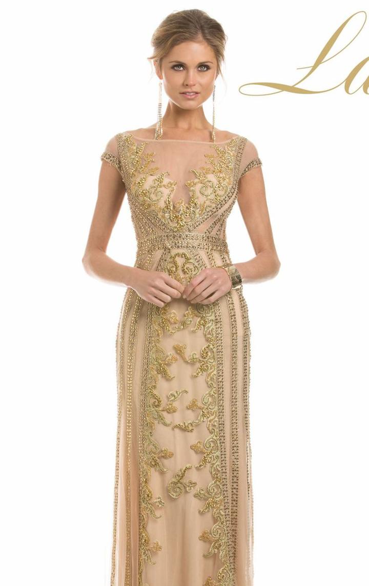 Lara Dresses - 32528 In Gold