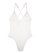 Leah Shlaer Swimwear - The Classic Colette Bodysuit /venice White
