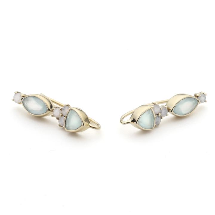 Margaret Elizabeth - Laguna Crawlers Aqua Chalcedony & Moonstone