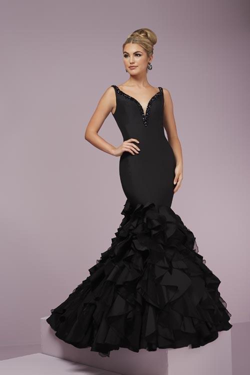 Tiffany Homecoming - Lavishly Chic Organza Mermaid Evening Gown 46093
