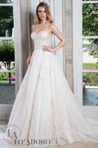 Rachel Allan Bridal - Lace Embellished Ballgown With Jacket M618