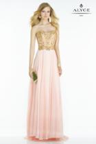 Alyce Paris - 6575 Prom Dress In Rosewater Gold