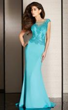 Clarisse - M6234 Applique Embellished Evening Gown