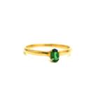 Tresor Collection - 18k Yellow Gold Ring In Green Tourmaline Pink Tourmaline