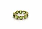 Tresor Collection - Peridot Round Stackable Ring Bands In 18k Yellow Gold 6336555908
