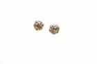 Tresor Collection - Labradorite Origami Sphere Ball Earrings In 18k Yellow Gold