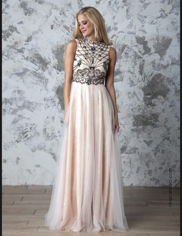 Nina Canacci - 5083 Dress In Nude