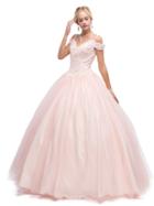 Dancing Queen - 1148 Lace Embellished Ballgown