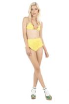 Lolli Swimwear - Moon Lover Top In Sunshine