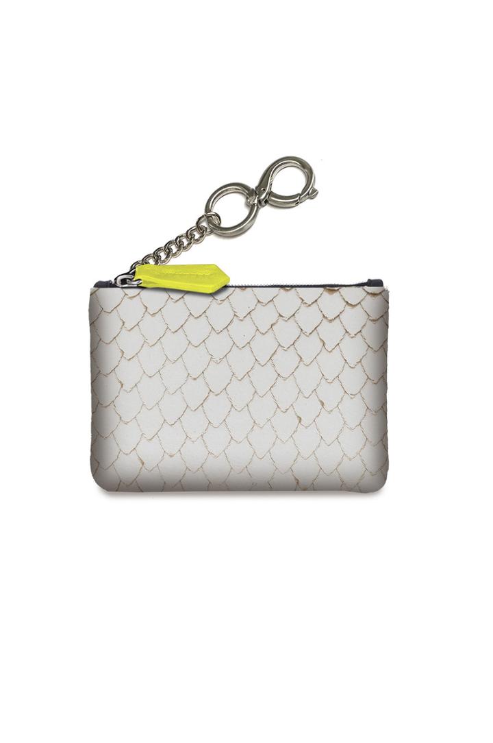 August Handbags - The Mini Maiori In White Leaf