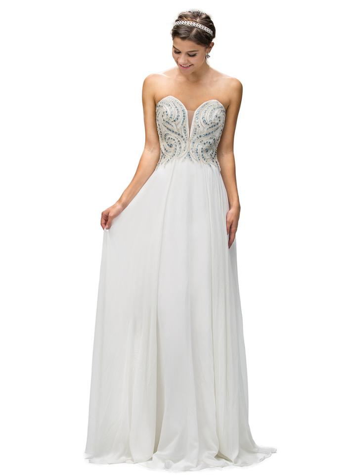 Dancing Queen - Angelic Beaded Sweetheart A-line Dress 9255