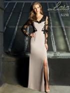 Lara Dresses - 32250 In Black/mauve