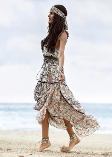 Johanne Beck - Johanne Beck Silk Maxi Skirt