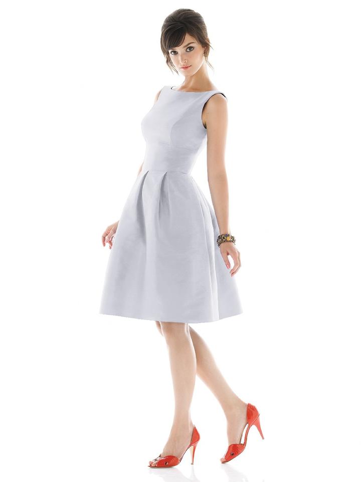 Alfred Sung - D448 Bridesmaid Dress In Dove