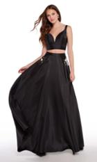 Alyce Paris - 60184 Two Piece Plunging Fitted Evening Gown