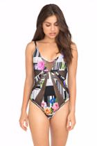 Del Mar Swimwear - Dahlia Maillot In Koko