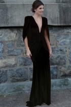 Jovani - 21492 Deep V-neck Jersey Sheath Dress