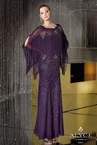 Alyce Paris Mother Of The Bride - 29088 Dress In Amethyst