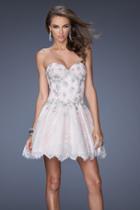Gigi - 19962 Embellished Sweetheart A-line Dress