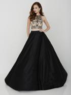 Tiffany Homecoming - Extravagant Scoop Neck A-line Satin Dress 16188