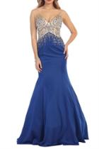 May Queen - Sleeveless Sequined Low Back Dress Rq7309