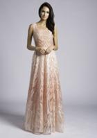 Lara Dresses - 33594 Embellished Square Neck A-line Dress