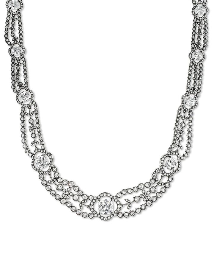 Cz By Kenneth Jay Lane - Imperial Collar Necklace