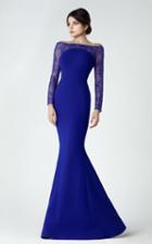 Saiid Kobeisy - Illusion Jewel Neck Mermaid Dress 2934