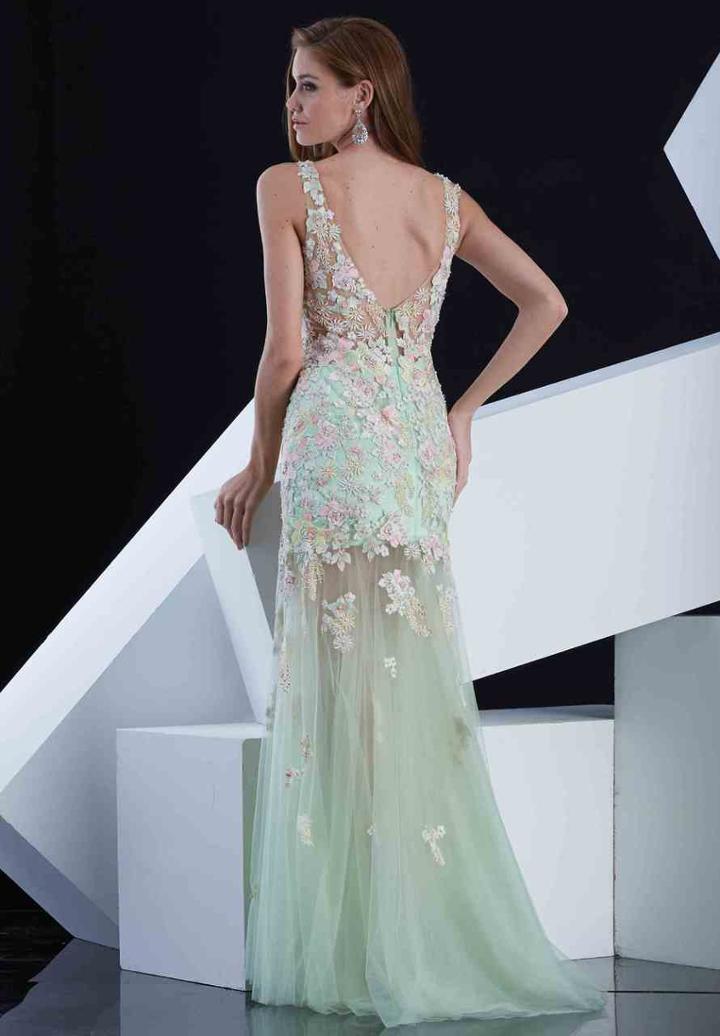 Jasz Couture - 5355 Dress In Mint Pink