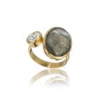 Ashley Schenkein Jewelry - Kyoto Double Bezel Ring