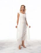 Cameron Blake By Mon Cheri - 13673 Long Dress In Ice Pink