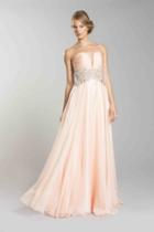 Aspeed - L1275 Plunge Sweetheart Neckline Strapless A-line Prom Dress