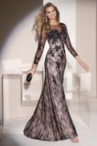 Alyce Paris - 29743 Long Dress In Black Nude