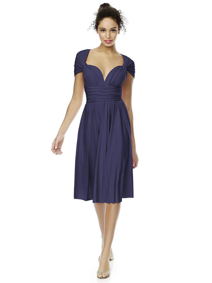 Dessy Collection - Twist1 Dress In Amethyst
