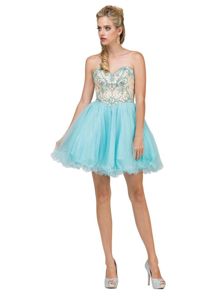 Dancing Queen - 2005 Ornamented Sweetheart Bodice Dress