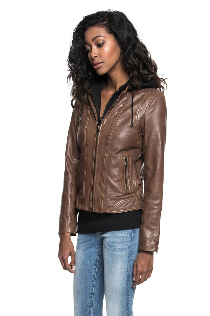 Lamarque - Arlette Motorcycle Jacket In Rawhide