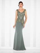 Cameron Blake - 117618 Fit And Flare Gown