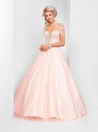 Clarisse - 3504 Beaded Strapless Tulle Ballgown