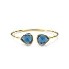 Margaret Elizabeth - Teardrop Bangle Navy Quartz