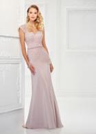 Montage By Mon Cheri - 118979 Queen Anne Sheath Gown