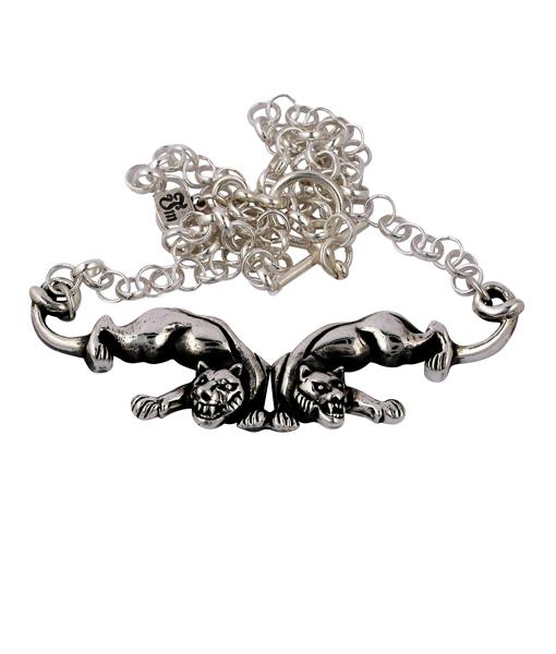 Femme Metale Jewelry - Panther Pals Necklace