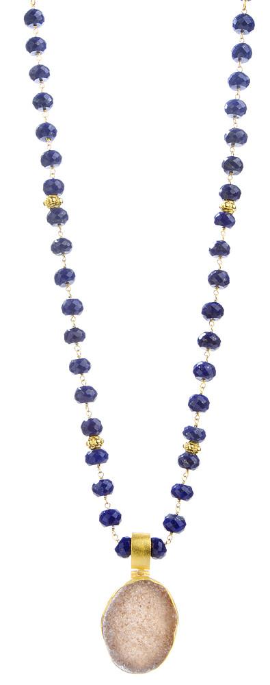 Nina Nguyen Jewelry - Melody Lapis Chain Vermeil Necklette