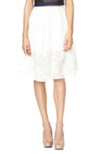 Stella And Jamie - Savanah Midi Skirt In White
