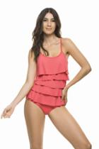 2018 Estivo Swimwear - Ruffled One Piece With Removable Cups 3038/sld/22