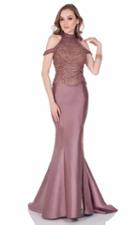 Terani Couture - Ornate Off-shoulder Mermaid Gown 1623m1874