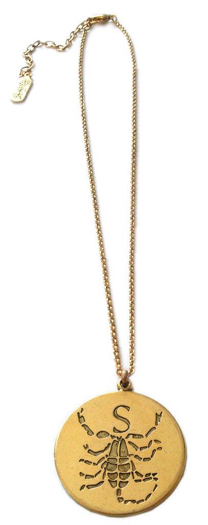 Elizabeth Cole Jewelry - Scorpio Zodiac Necklace