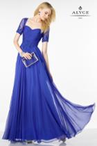 Alyce Paris Black Label - 5744 Dress In Sapphire