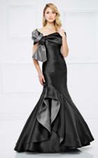 Montage By Mon Cheri - 217938 Strapless Mikado Ruffled Evening Gown