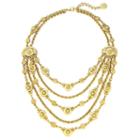 Ben-amun - Helen Of Troy Gold Multi Layer Statement Necklace